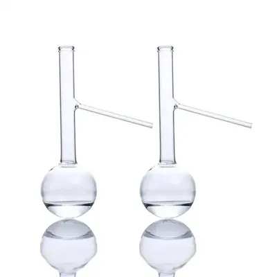 Balon de distilare din sticlă de laborator Balon de distilare Balon de fracționare cu braț lateral